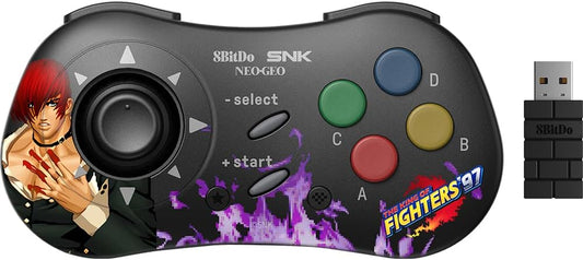 【ネオジオミニ/Android(9.0以上)/PC対応】8BitDo NEOGEO Wireless Controller Iori Yagami