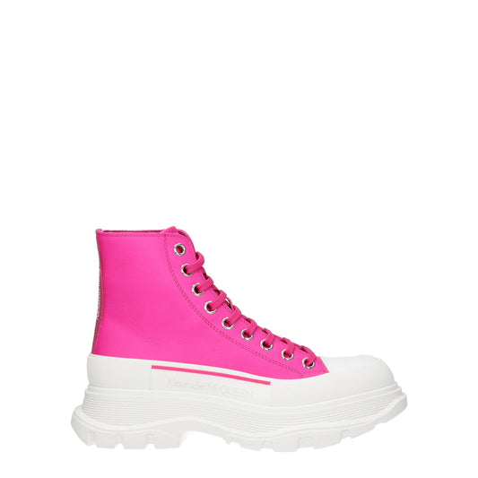 Alexander McQueen アレクサンダーマックイーンレザーブーツfuxia/Magenta - Image 1