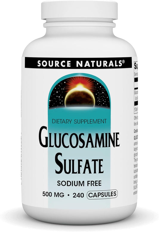 Source Naturals Glucosamine Sulfate, 240 Caps 500 MG