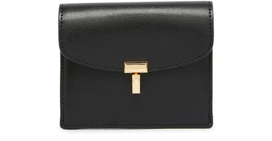 TOTEME T-Lock leather card holder - Image 1