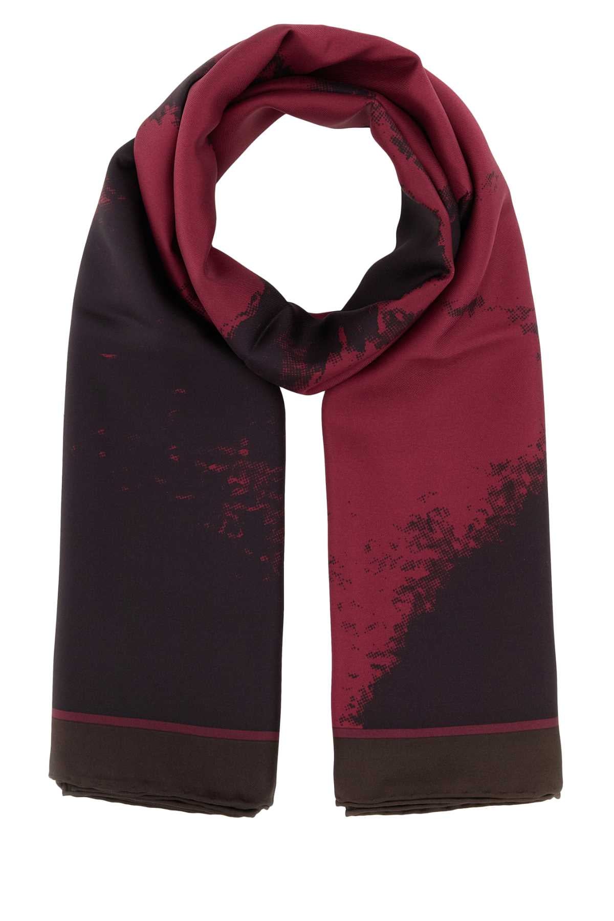 Alexander Mcqueen アレクサンダー・マックイーン印刷されたTwill Foulard - Image 1