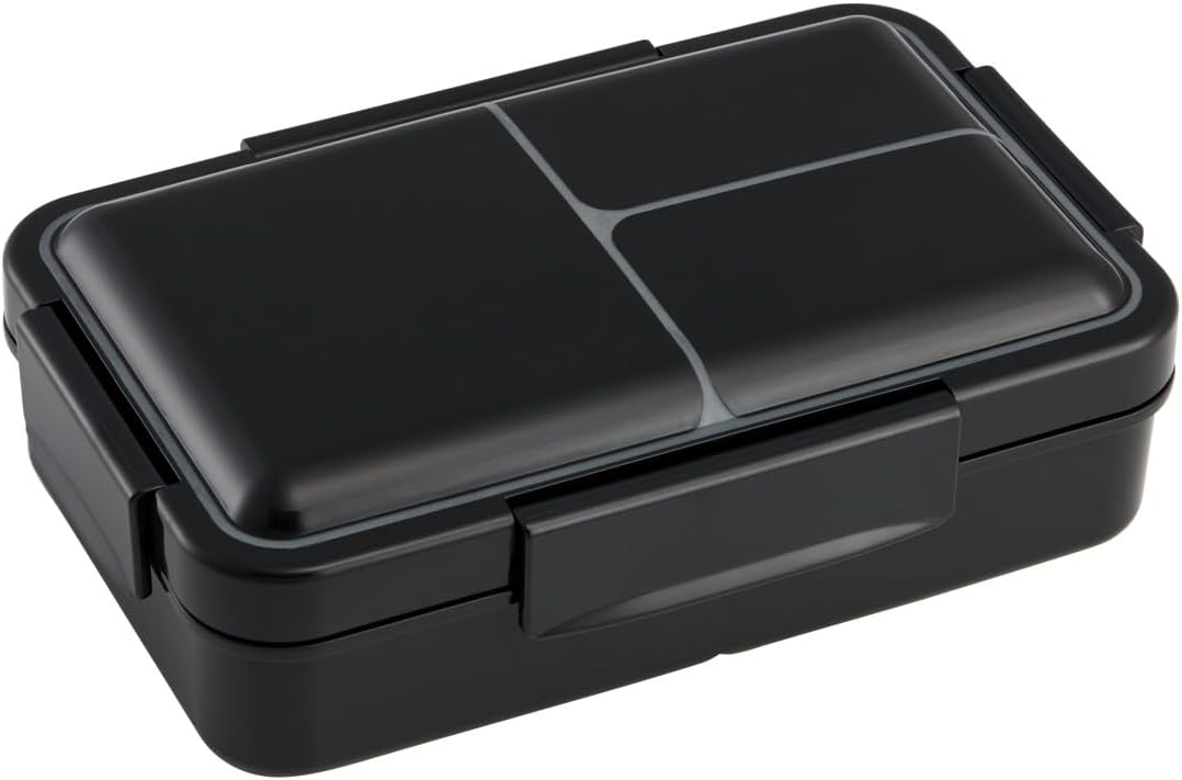 Skater PALT9AG-A Lunch Box for Men, Leak-Proof, Pretty Food Presentation, 1-Tier Lunch Box, Large Capacity, 28.7 fl oz (850 ml), Integrated Gasket, 4-Point Locking Mechanism, Antibacterial, Retro