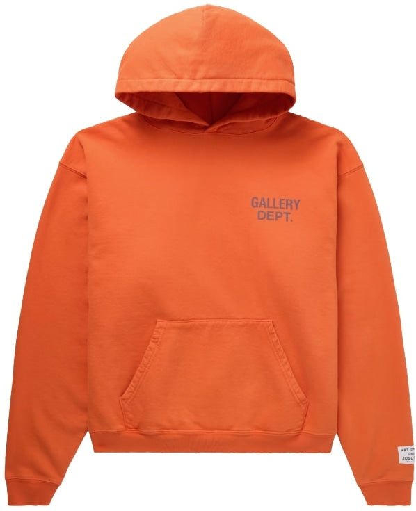 GALLERY DEPT. '90'S GD-LOGO' ORANGE HOODIE