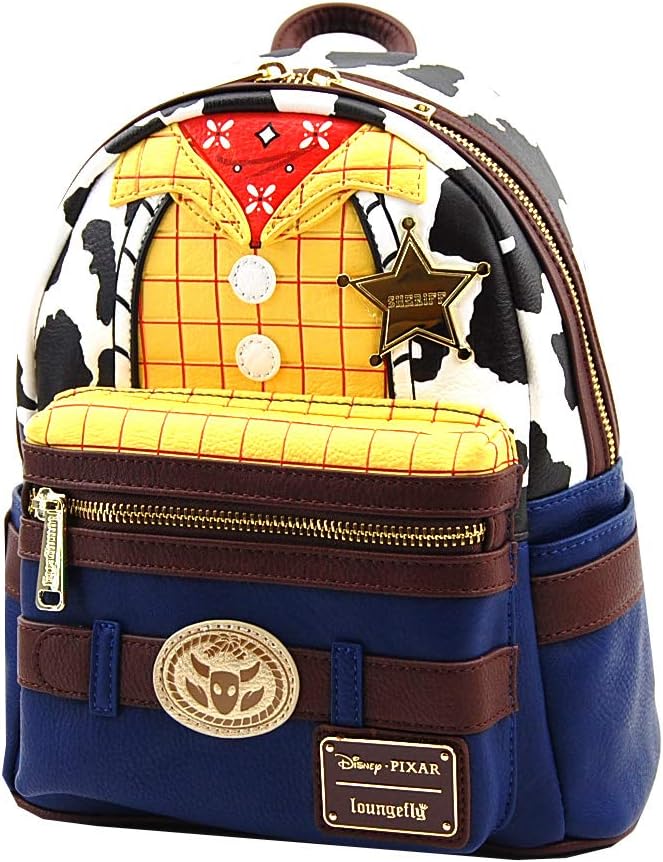 Loungefly: Toy Story, Woody - Mini mochila para cosplay