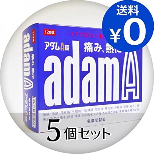 【指定第2類医薬品】アダムA錠 120錠 ×5