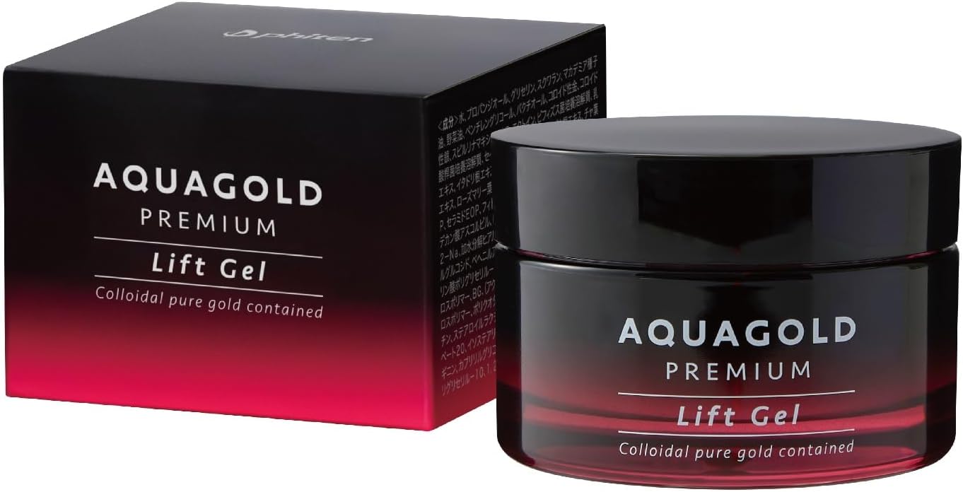 Phiten Aqua Gold Premium Series, Beautifying Skin, Activating Photoactive Ingredients, Aging Care, Moisturizing, Glossy