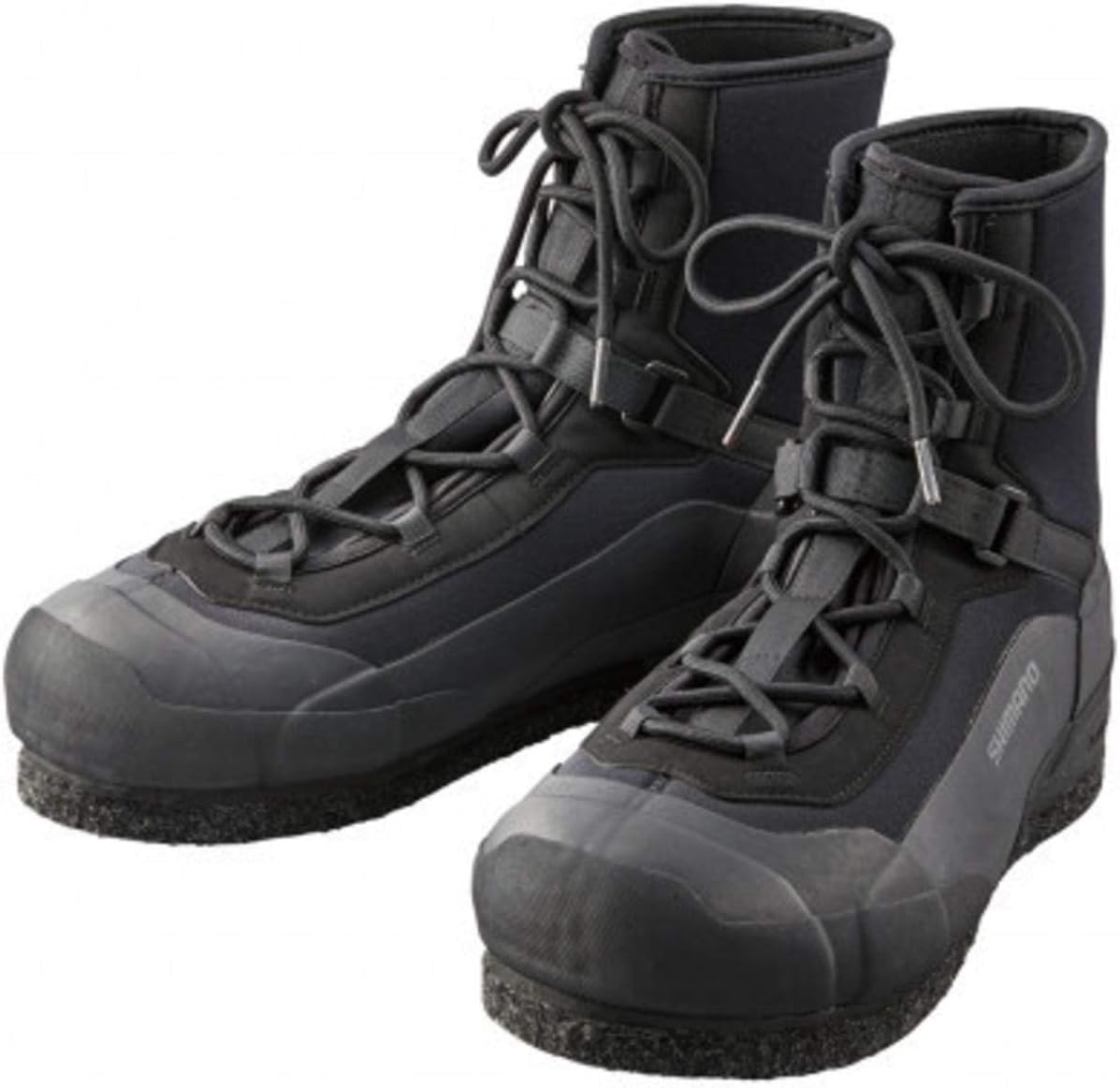 Shimano FS-080U Fishing Shoes, Rockshore Wet Boots, Water Drrain, Pin Felt, 9.8 - 11.0 inches (25 - 28 cm), Black