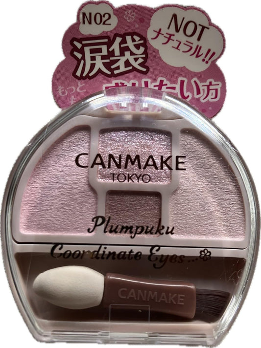 Can Make Plampuku Coordinate Eyes Neo N02 Tutu Plungu Tear Bag Eye Shadow Liner for Shadows, White Taste Pink