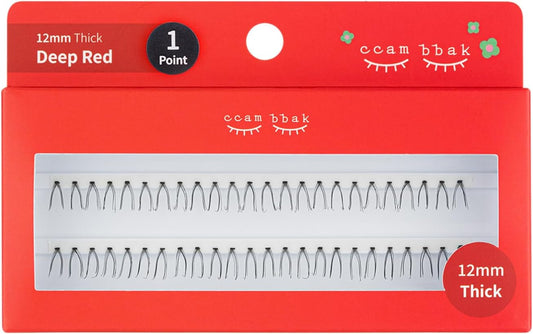 CCAMBBAK Partial False Eyelashes Eyelash Extensions Semi-Permanent Idle Eyelash Type 0.3 - 0.5 inches (8 - 12 mm) Matsueku Self False Eyelashes Natural, Popular, DIY False Eyelashes (0.5 inch (12 mm)