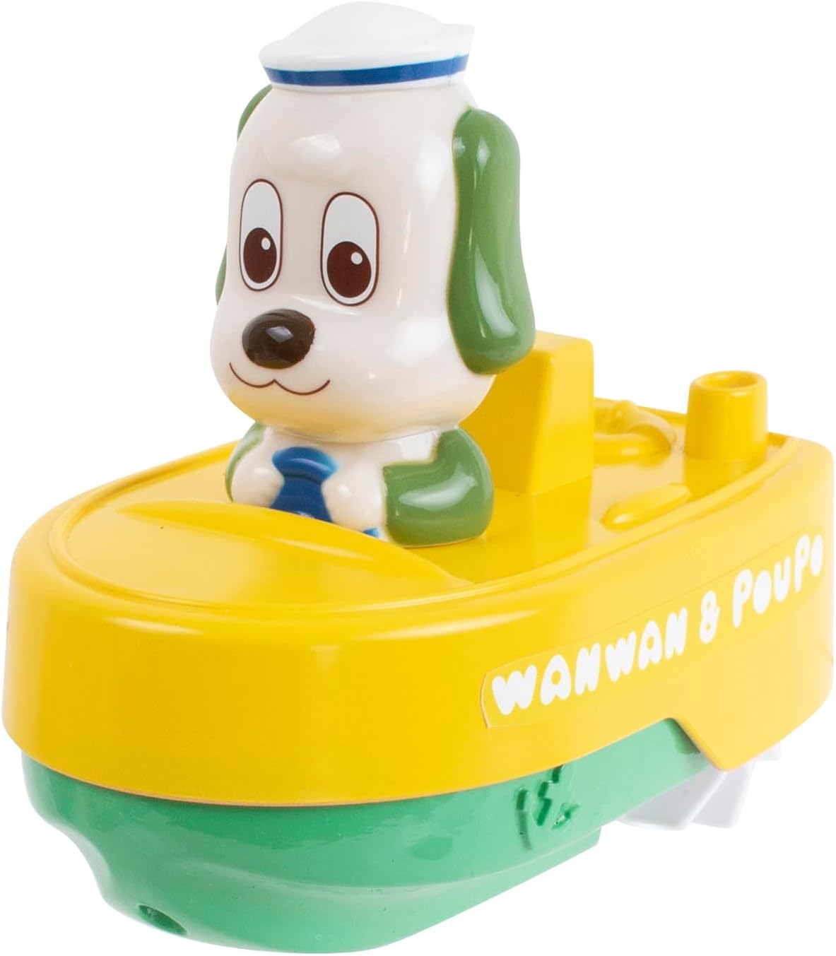 Maruka 196911 Inai Nai Nagana! Wanwan Puka Puka Boat, Toy, Bath, 1.5 Years Old and Amphibious