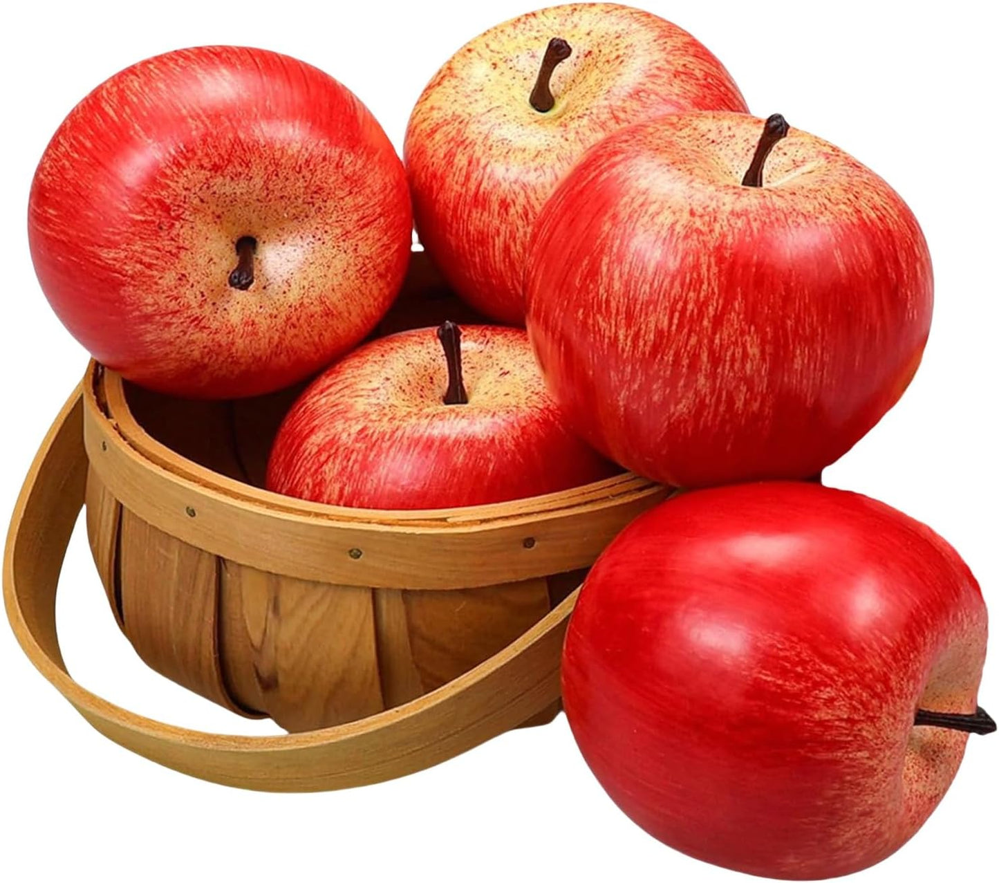 5pcs Apple Food Sample Fruit Model Real Apple Sample Food Model Display Display Props Model 8cm Tall Real Full Size Replica Fruit Model Photography Props Photography Props Display Room