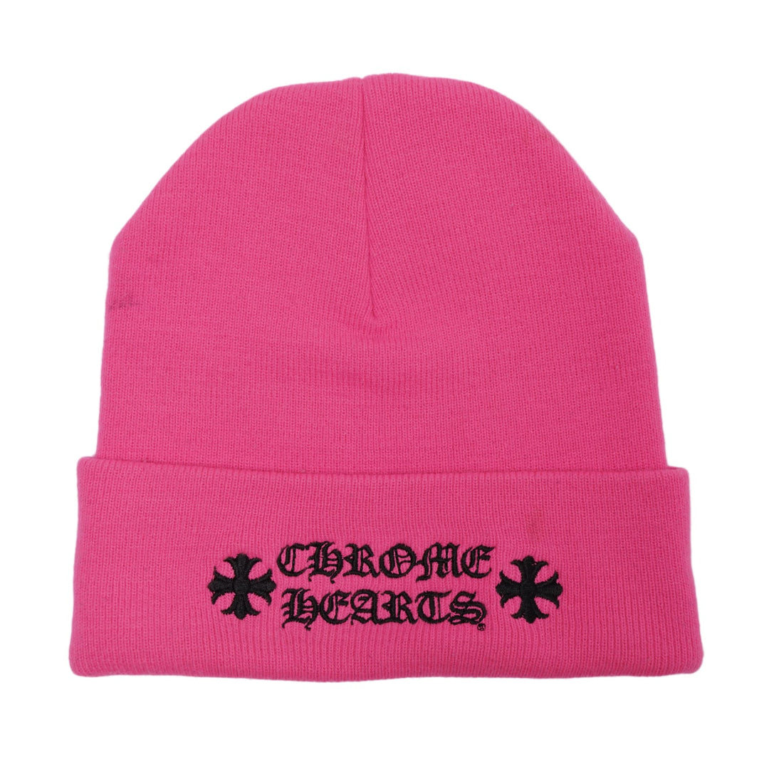 CHROME HEARTS 'MIAMI EXCLUSIVE' HOT PINK BEANIE