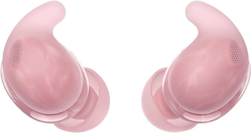 Sony Wireless Noise-Cancelling Earbuds, LinkBuds Fit/WF-LS910N, Natural Fit, Lightweight, Small, Noise-Cancelling, Sound Capture, Customizable with Accessories, WF-LS910N PZ Pink