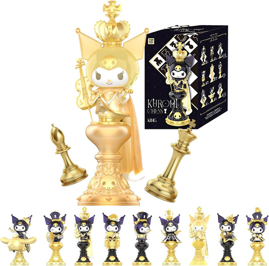 TOP TOY Sanrio Clomi Chess Series [1 Piece] Plush Toy Blind Box Figure Soft Vinyl PVC Premium Toy Birthday Present for Kuromi Character Collectors
