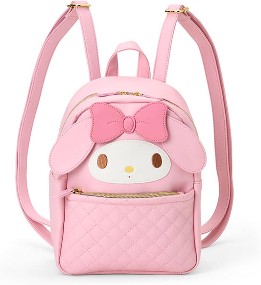 Sanrio 157686 My Melody Face Backpack, PU Leather, For Ages 3 and Up