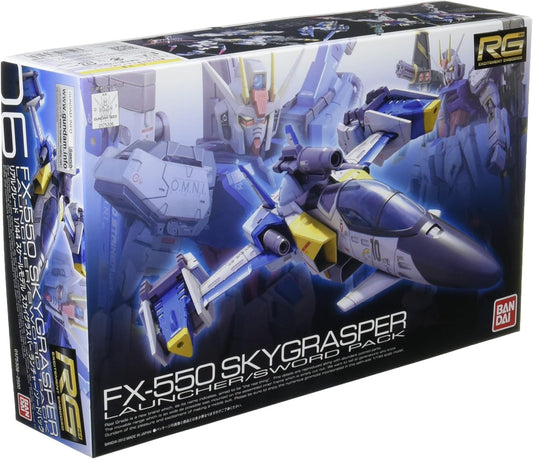 Bandai Hobby RG #6 Skygrasper with Launcher/Sword Pack "Gudnam Seed" Model Kit (1/144 Scale)