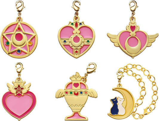 美少女戦士セーラームーン ステンドチャーム アニメ グッズ ガチャ バンダイ 全6種フルコンプセット