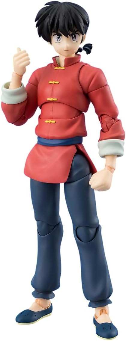 Tamashi Nations S.H. Figuarts Rama 1/2 Saotome Ranma, Approx. 5.5 inches (140 mm), PVC & ABS Pre-painted Action Figure