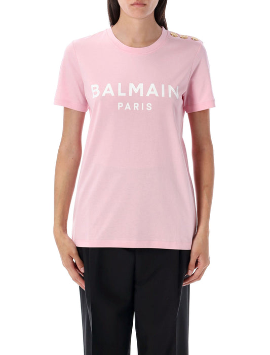 Balmain バルメインTシャツとポロスピンク - Image 1