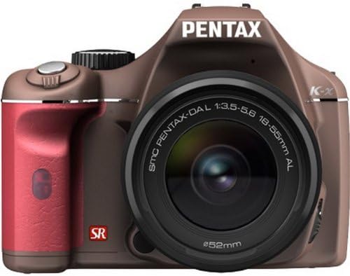 Pentax DSLR K-X Camera Lens Kit Body: Chocolate