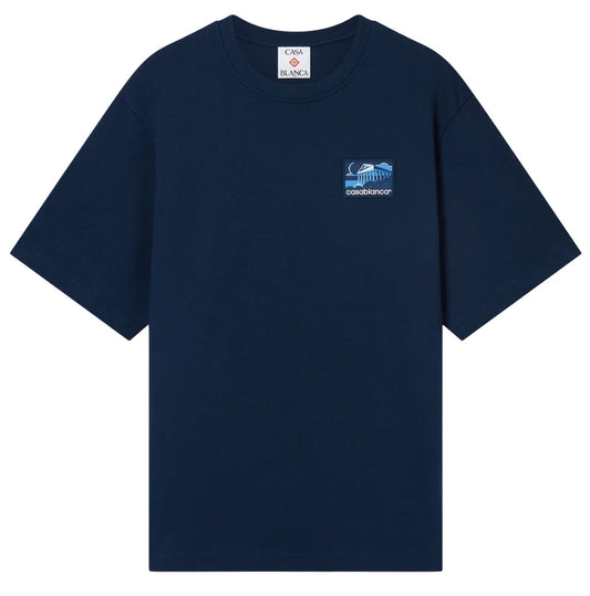 CASABLANCA 'GREEK TEMPLE' TEE