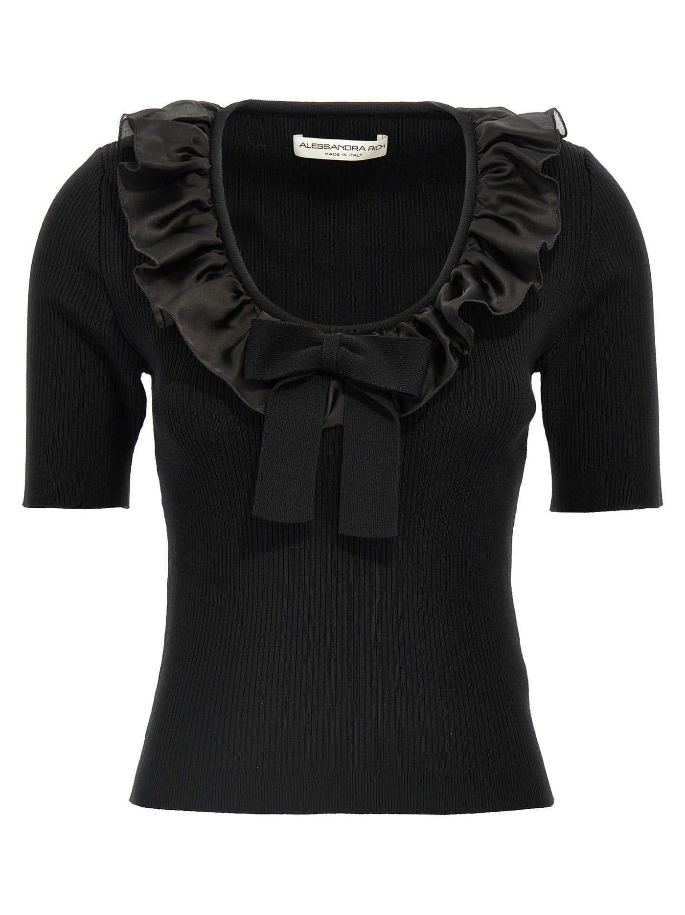 Alessandra Rich アレッサンドラリッチフリルTシャツ - Image 1