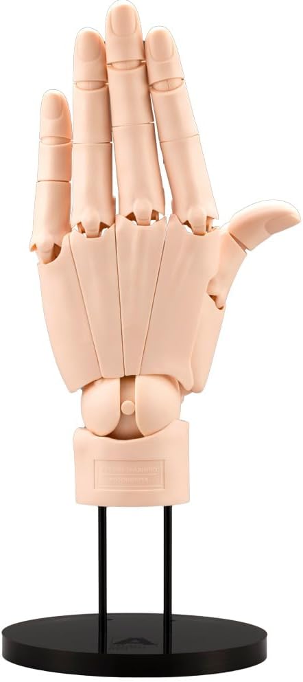 Kotobukiya ARTIST SUPPORT ITEM Hand Model L PALE ORANGE 1/1 Scale Action Figure