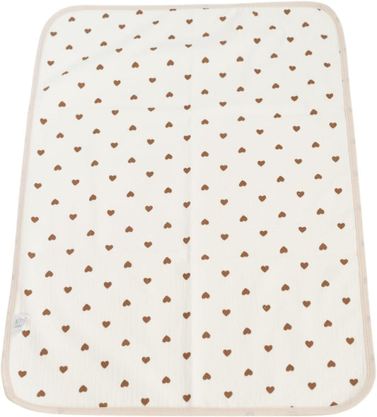 Libaby Diaper Changing Sheet, 100% Cotton, Waterproof, Absorbent, Compact, 2.0 x 2.8 inches (50 x 70 cm), Washable, For Babies, Newborns, Diaper Change, Cotton, Portable