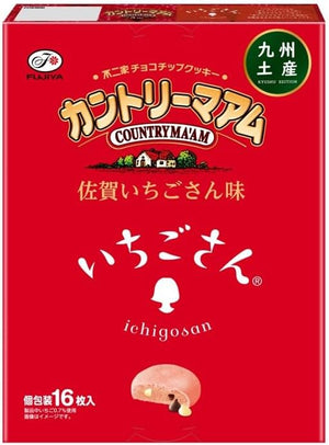 [Kyushu Souvenir] Country Mam Saga Strawberry Flavor (16 Pieces) Fujiya Saga Fukuoka Nagasaki