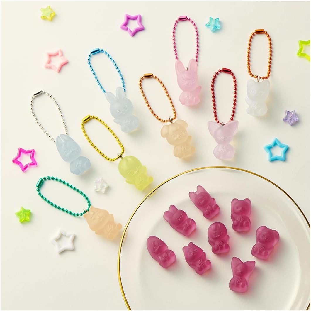 Bandai SKZOO Gummy & Charms, Gummy Candy, Candy Toy, Sold in Box, Set of 12