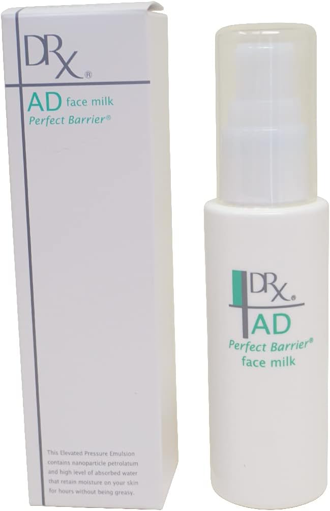 DRX Face Milk, AD Perfect Barrier, 1.7 fl oz (50 ml) (For Face), Highly Moisturizing Milk, Dermatologist-Recommended, Clinic Limited Cosmetics, Rohto Pharmaceutical Dear-X