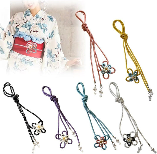 Gitvirgo Obi Fastening Belt Decoration, Accessories, For Yukata, Pearl Beaded, Women's, Kimono, For Furisodes, Visiting Wear, Coming Of Age Ceremonies, Weddings, Graduation Ceremonies, Shichi-Go-San