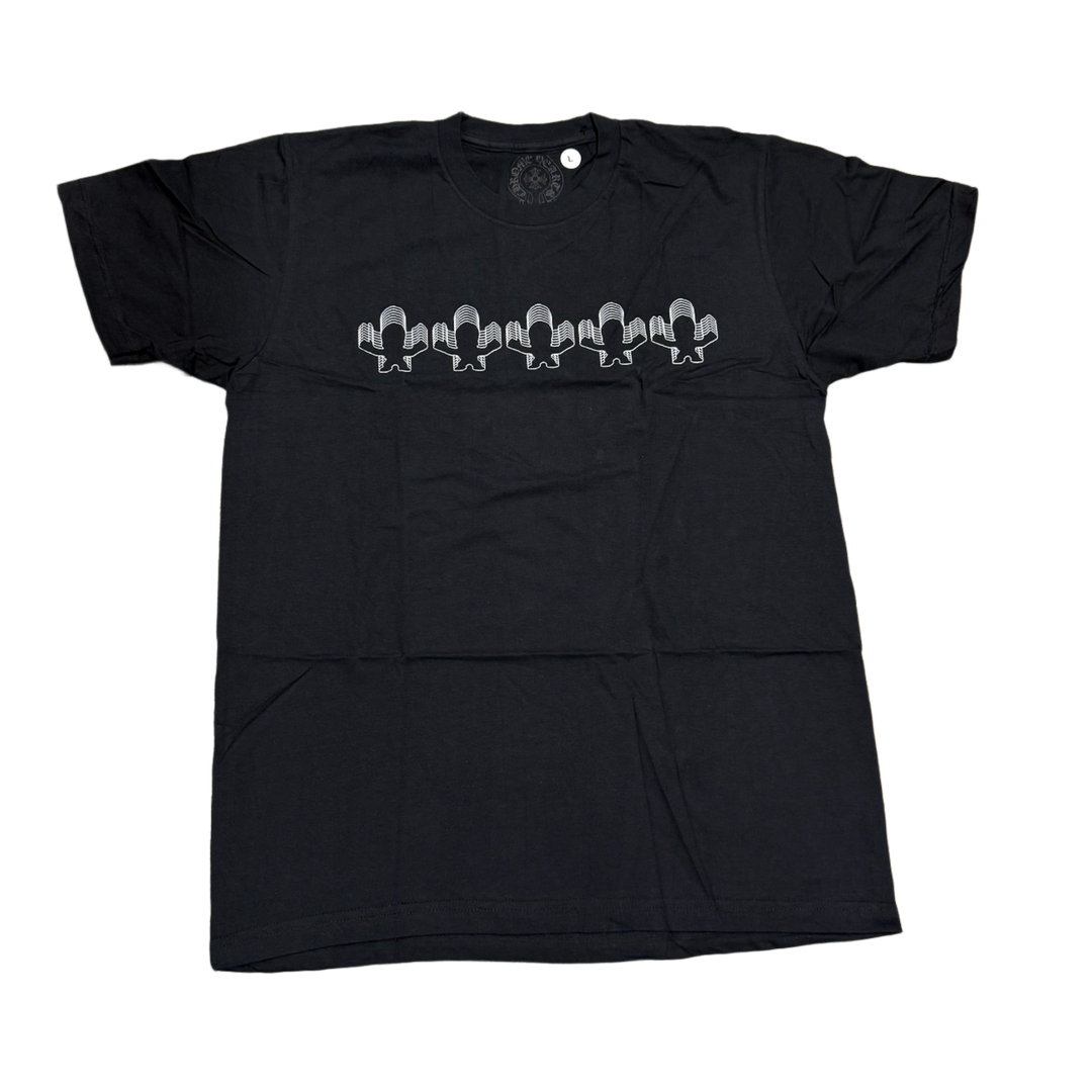CHROME HEARTS X FOTI 'MULTI GRAPHIC' BLACK TEE