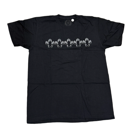 CHROME HEARTS X FOTI 'MULTI GRAPHIC' BLACK TEE