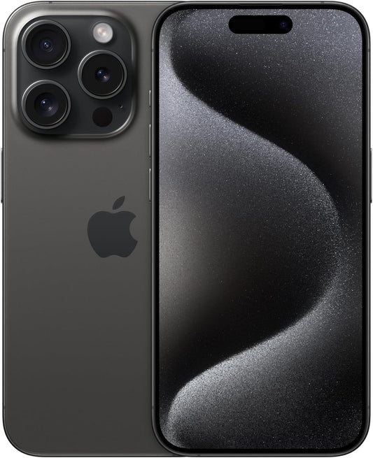 [Refurbished] Apple iPhone 15 Pro 256GB Black Titanium SIM Free 5G Compatible (Refurbished)