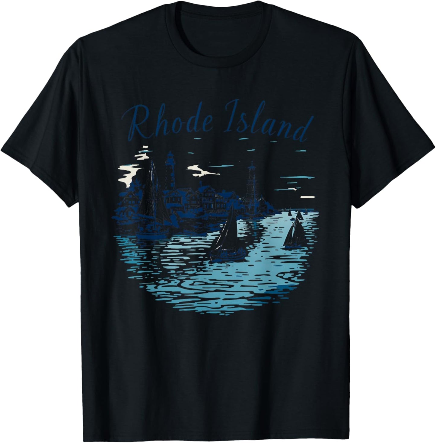 Camiseta retro vintage de Rhode Island