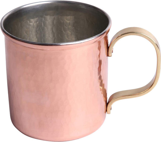 Asakusa Copper Silver Copperware Shop Pure Copper Mug, 10.1 fl oz (300 cc), Copper Cup Made by Mr. Hoshino for 40 Years of Craftsmen