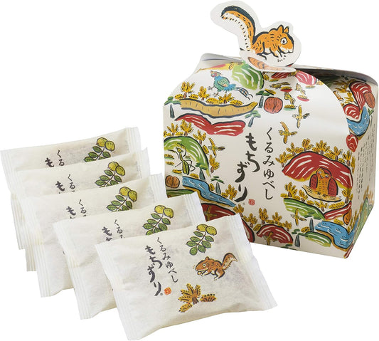 Fukushima Souvenir, Kashiya, Walnut Yubeshi, Mochizuri, 5 Pack, Fukushima Specialty, Souvenir, Gift, Gift