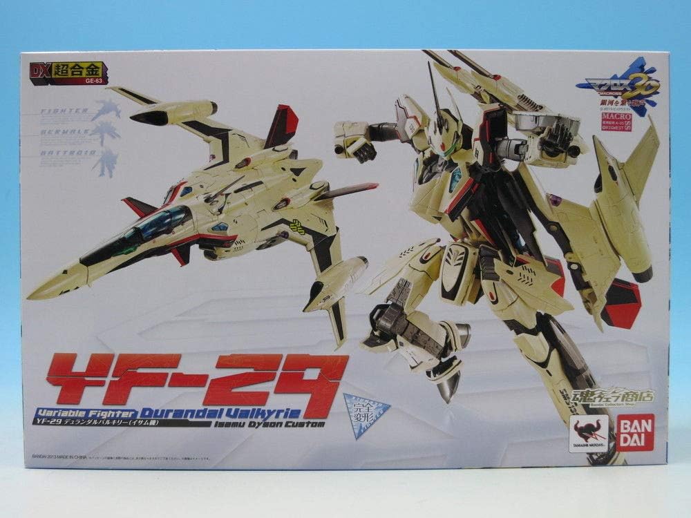 Macross 30 Singing Voice Connecting to the Galaxy DX Chogokin YF-29 Durandal Valkyrie Isam Machine, Total Height Approx. 8.7 inches (22 cm), ABS & Die Cast Figure