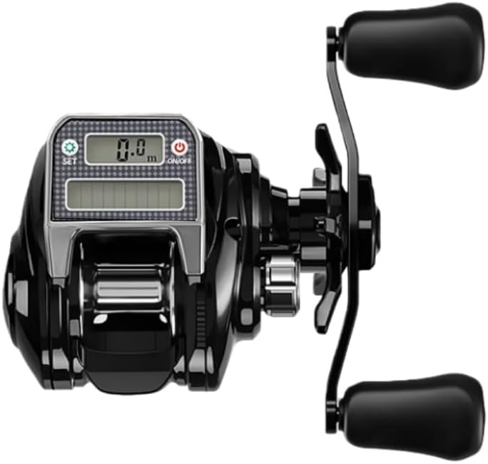 Electric Baitcasting Reel, 10 Speed Strong Magnetic Brake, Super Drag Power, Baitcasting Reel, Electric Reel, Easy to Use for Maximum Drag Saltwater Fishing, Ideal for Wild Fishing and