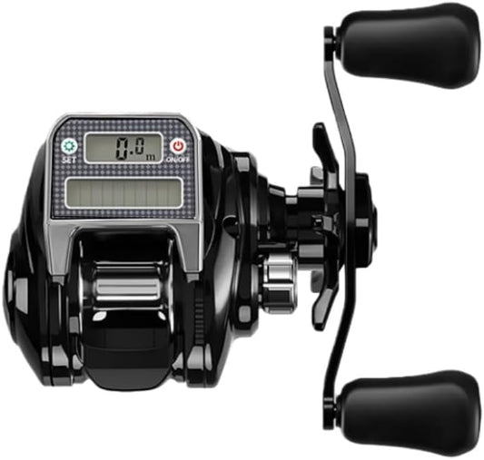 Electric Baitcasting Reel, 10 Speed Strong Magnetic Brake, Super Drag Power, Baitcasting Reel, Electric Reel, Easy to Use for Maximum Drag Saltwater Fishing, Ideal for Wild Fishing and