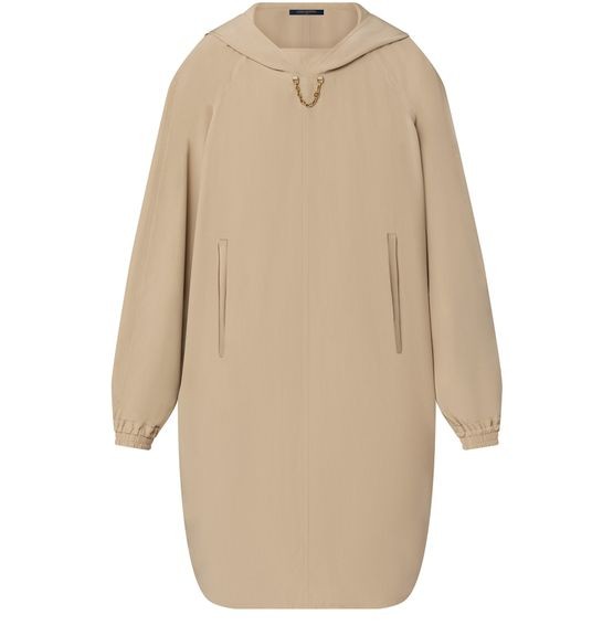 LOUIS VUITTON バットウィングスリーブフーディドレス - Image 1