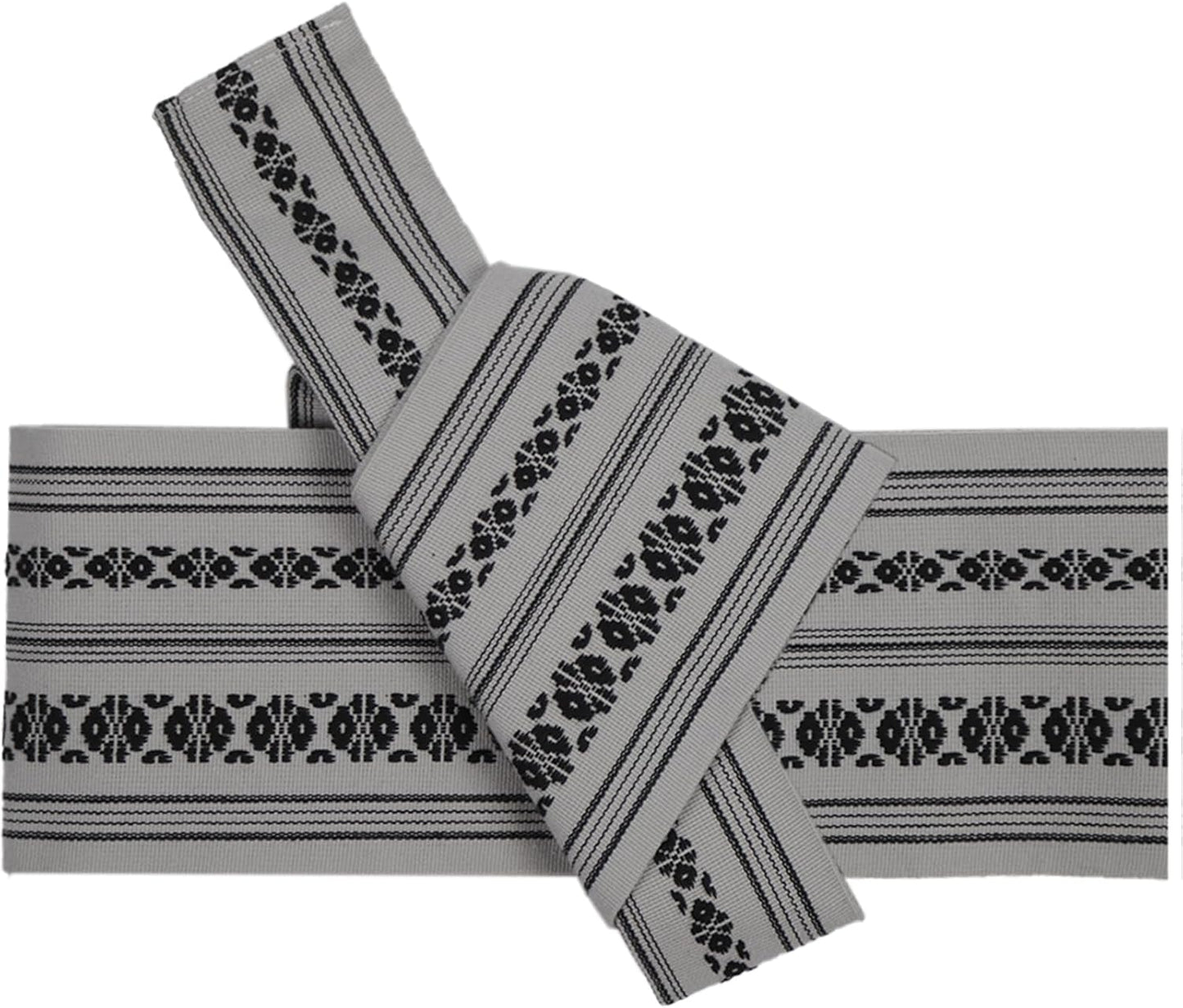 TOUWA One Touch Square Sash, Cotton, Kenjo Pattern, Men's Obi, Unisex, Gentlemen, Yukata, Kimono, Archway, Kimono, For Coming-of-Age Ceremonies, Father's Day Gift (Includes Tie Guide)