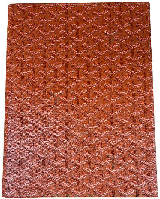 GOYARD 'ORANGE' THABO NOTEBOOK HOLDER 84 (MEDIUM)