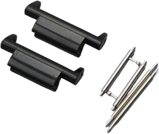 [Seller] 22mm Metal Watch Adapter for Casio G-SHOCK Dw5600 Dw6900 Watch Band Connector Black Silver Reload Connector Accessories Watch Clasp