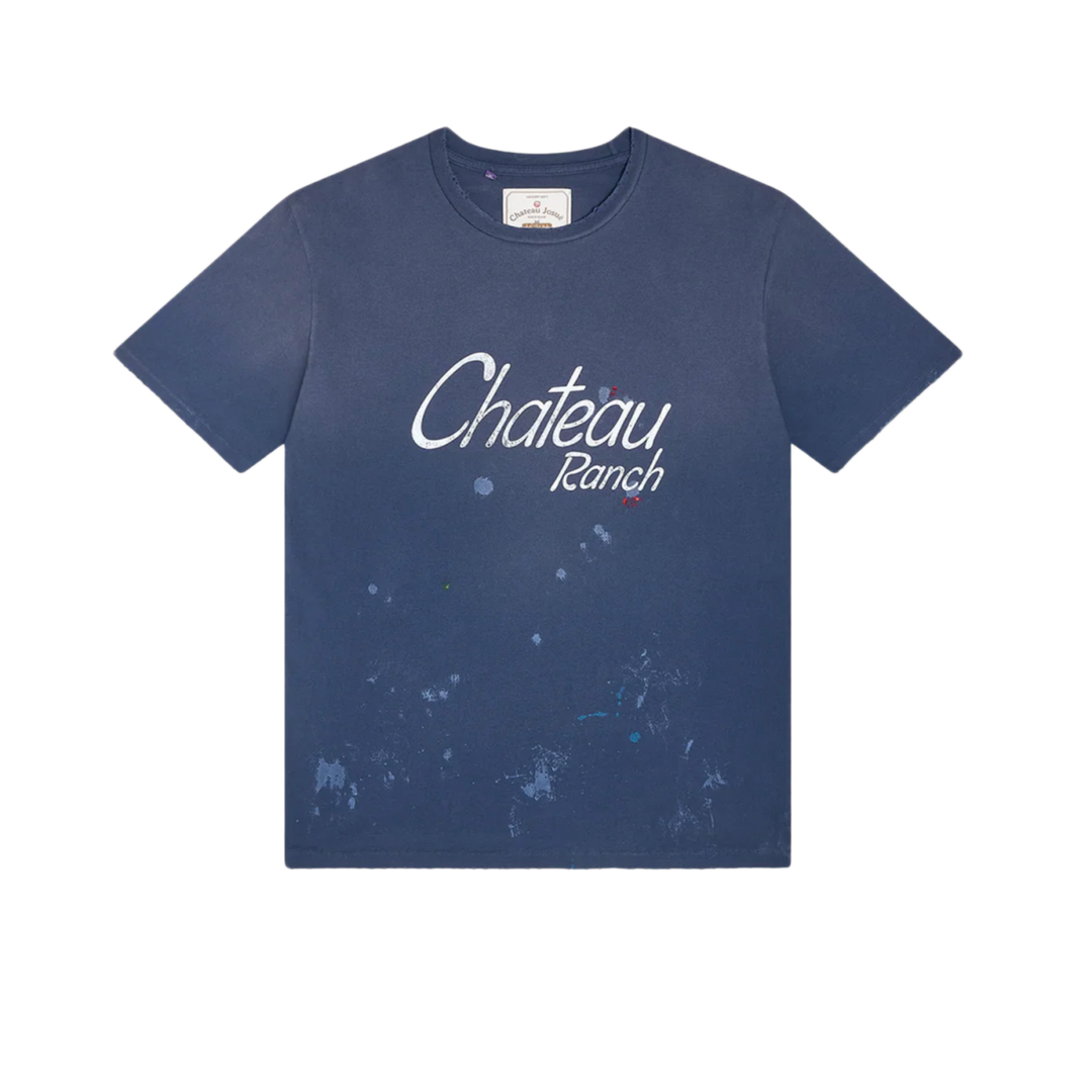 GALLERY DEPT 'BLUE' CHATEAU RANCH LOGO TEE