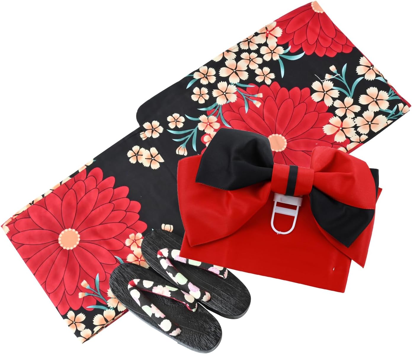 SAKIKU-EN ta-222 Pattern, Tailored Yukata, Geta Clogs, Obi, 3-piece Set, Lucky Bag, Gift, Yukata Lucky Bag, Summer Festival, Fireworks Festival