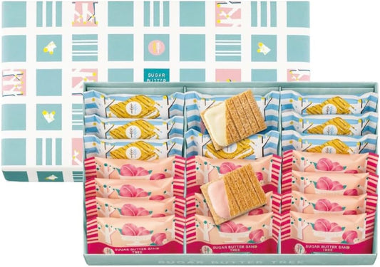 Sugar Butter Tree Sand Collection Candy Gift Assortment Seasonal Limited Product Wrapped 27 Pieces (SB-CO)