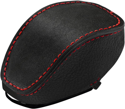 [HYCALY] Toyota Harrier 80 Series RAV4 50 Series Shift Knob Cover, Genuine Leather, No Hand Sewing Required, Dress-Up, Nissan Compatible, Interior Parts, Shift Lever Boots, Shift Knob Cover
