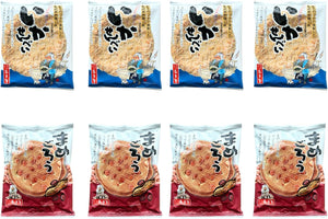 Ikanbei Ishanbei, 2 Sheets (Individually Packaged) x 4 Bags, 2 Pieces (Individually Packaged) x 4 Piece Set, Scented Blisters, New Sensation of Cookies & Seafood Flavored Masterpiece Set, Perfect